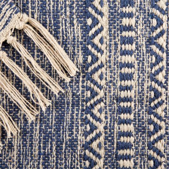 DII® French Blue Textured Dobby Hand-Loomed Rug, 2ft. x 3ft.